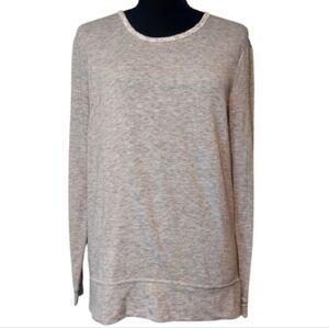 Victorias Secret Grey Long Sleeve Open Back Lightweight Sweatshirt Top Size XS